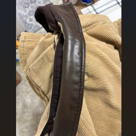 Chaps Ralph Lauren Corduroy Flannel Lined Chore Jacket Men's Size XL - Picture 6 of 8